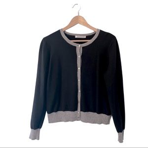 Black cashmere cardigan